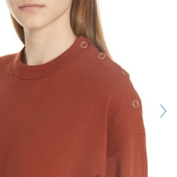 Jason Wu Sweaters - NWOT Jason Wu GREY sweater with shoulder buttons